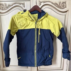 L.L. Bean Two-Tone Yellow and Navy Jacket